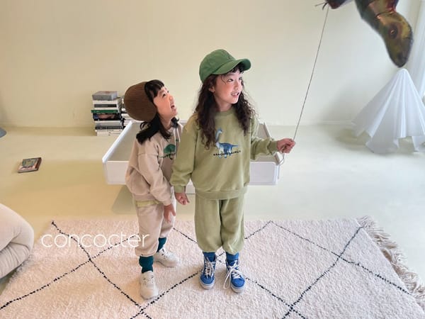CONCOCTER - Korean Children Fashion - #Kfashion4kids - Jurassic Top Bottom Set - 4