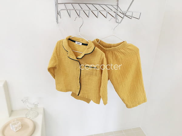 CONCOCTER - Korean Children Fashion - #Kfashion4kids - Sleepy Piping Pajamas - 2