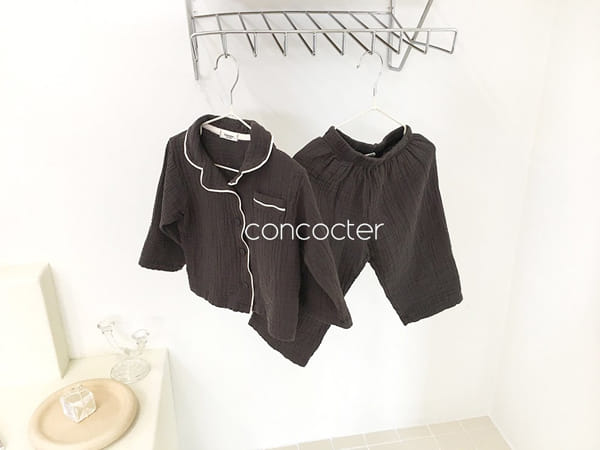 CONCOCTER - Korean Children Fashion - #Kfashion4kids - Sleepy Piping Pajamas - 6