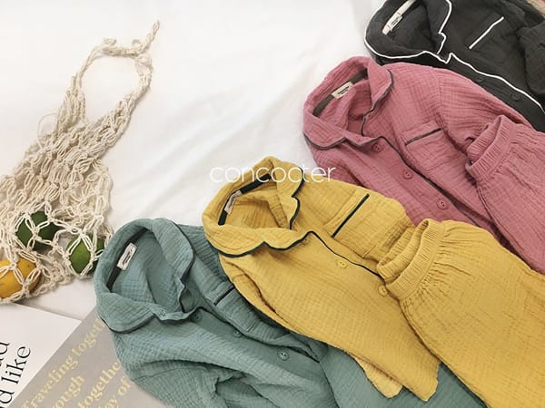 CONCOCTER - Korean Children Fashion - #Kfashion4kids - Sleepy Piping Pajamas - 7
