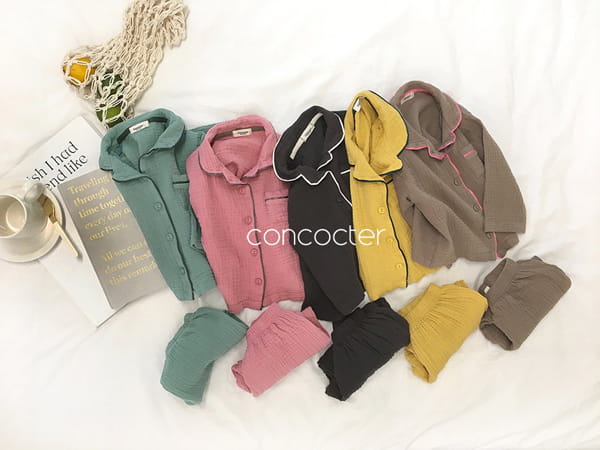 CONCOCTER - Korean Children Fashion - #Kfashion4kids - Sleepy Piping Pajamas - 8
