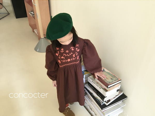 CONCOCTER - Korean Children Fashion - #Kfashion4kids - Audrey Embroidery One-piece - 10