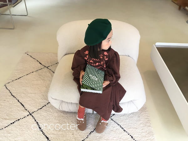 CONCOCTER - Korean Children Fashion - #Kfashion4kids - Audrey Embroidery One-piece - 4