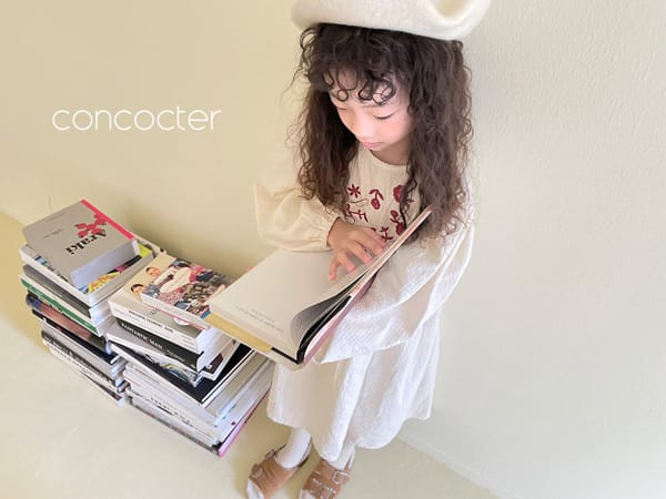 CONCOCTER - Korean Children Fashion - #Kfashion4kids - Audrey Embroidery One-piece - 6