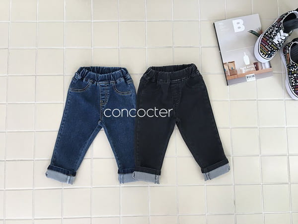 CONCOCTER - Korean Children Fashion - #Kfashion4kids - Span Skinny Denim Pants
