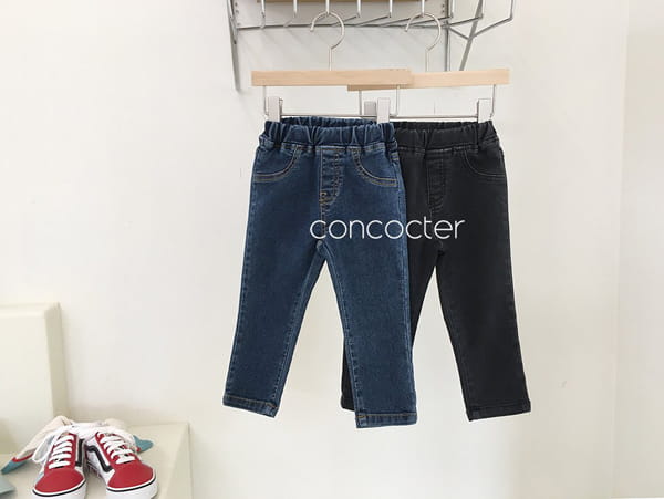 CONCOCTER - Korean Children Fashion - #Kfashion4kids - Span Skinny Denim Pants - 2