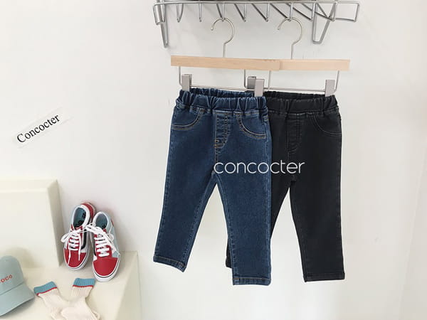 CONCOCTER - Korean Children Fashion - #Kfashion4kids - Span Skinny Denim Pants - 4