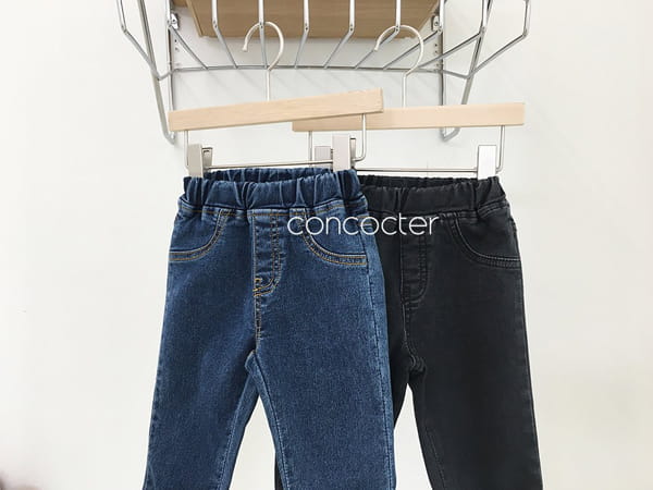 CONCOCTER - Korean Children Fashion - #Kfashion4kids - Span Skinny Denim Pants - 6