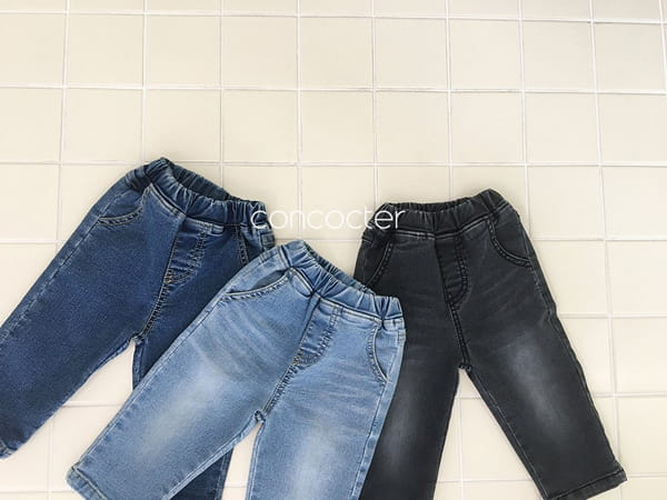 CONCOCTER - Korean Children Fashion - #Kfashion4kids - Span Basic Denim Pants - 11