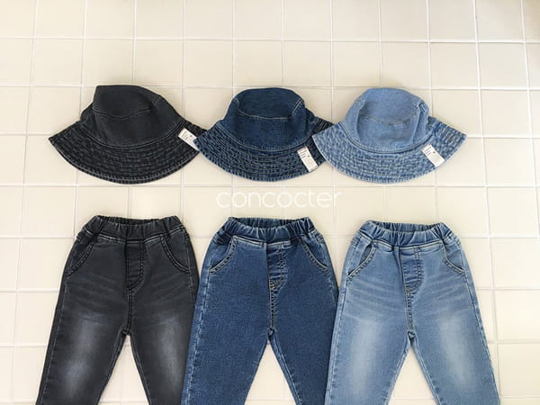 CONCOCTER - Korean Children Fashion - #Kfashion4kids - Span Basic Denim Pants - 2