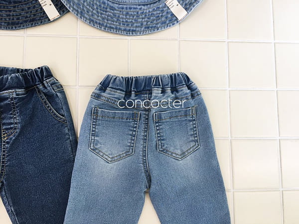 CONCOCTER - Korean Children Fashion - #Kfashion4kids - Span Basic Denim Pants - 5