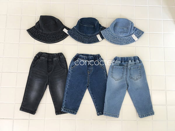 CONCOCTER - Korean Children Fashion - #Kfashion4kids - Span Basic Denim Pants - 6