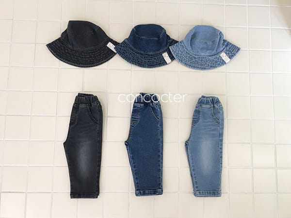 CONCOCTER - Korean Children Fashion - #Kfashion4kids - Span Basic Denim Pants - 7
