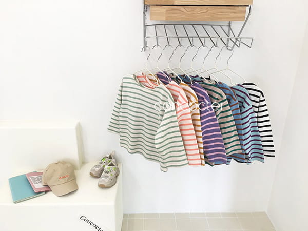 CONCOCTER - Korean Children Fashion - #Kfashion4kids - Stripe Tee