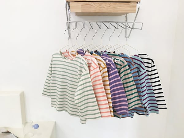 CONCOCTER - Korean Children Fashion - #Kfashion4kids - Stripe Tee - 8
