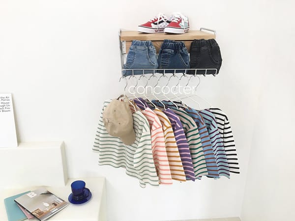 CONCOCTER - Korean Children Fashion - #Kfashion4kids - Stripe Tee - 9