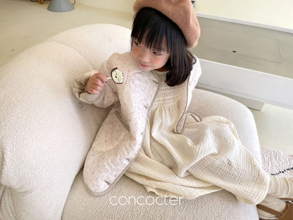 CONCOCTER - Korean Children Fashion - #Kfashion4kids - Lovely Muslin One-piece - 11