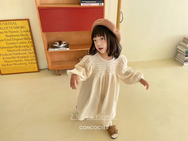CONCOCTER - Korean Children Fashion - #Kfashion4kids - Lovely Muslin One-piece - 2