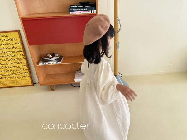 CONCOCTER - Korean Children Fashion - #Kfashion4kids - Lovely Muslin One-piece - 4