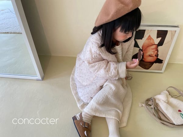 CONCOCTER - Korean Children Fashion - #Kfashion4kids - Lovely Muslin One-piece - 6