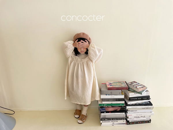 CONCOCTER - Korean Children Fashion - #Kfashion4kids - Lovely Muslin One-piece - 8