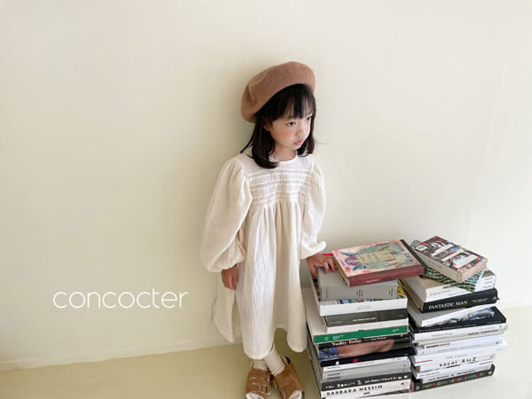 CONCOCTER - Korean Children Fashion - #Kfashion4kids - Lovely Muslin One-piece - 9