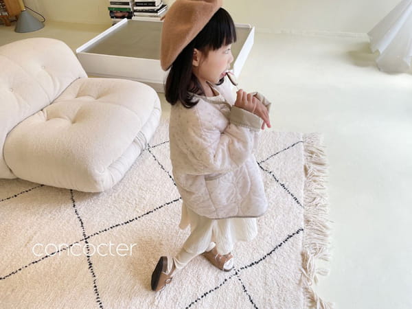 CONCOCTER - Korean Children Fashion - #Kfashion4kids - Vintage Flower Padding Jumper - 5