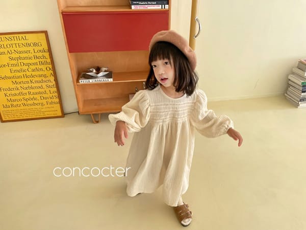 CONCOCTER - Korean Children Fashion - #Kfashion4kids - Vintage Flower Padding Jumper - 8