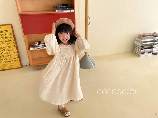 CONCOCTER - Korean Children Fashion - #Kfashion4kids - Vintage Flower Padding Jumper - 9