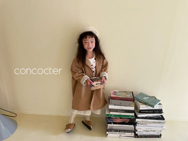 CONCOCTER - Korean Children Fashion - #Kfashion4kids - Shirring Trench Coat - 11