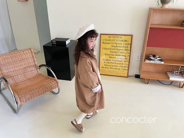 CONCOCTER - Korean Children Fashion - #Kfashion4kids - Shirring Trench Coat - 7