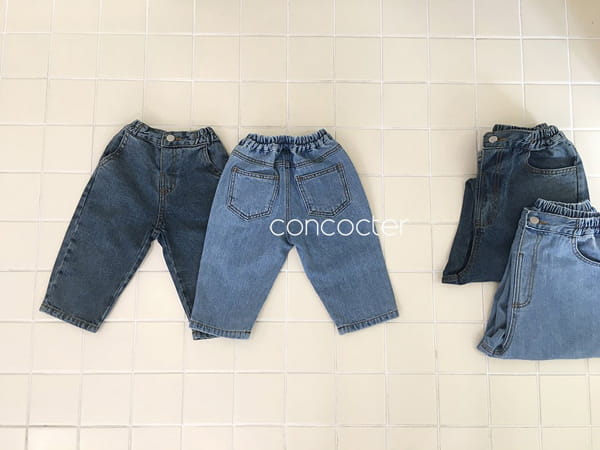 CONCOCTER - Korean Children Fashion - #Kfashion4kids - Basic Fit Denim Pants with Mom - 3