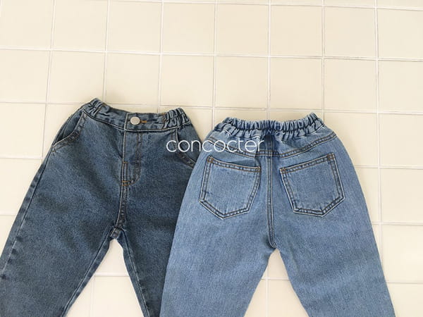 CONCOCTER - Korean Children Fashion - #Kfashion4kids - Basic Fit Denim Pants with Mom - 4