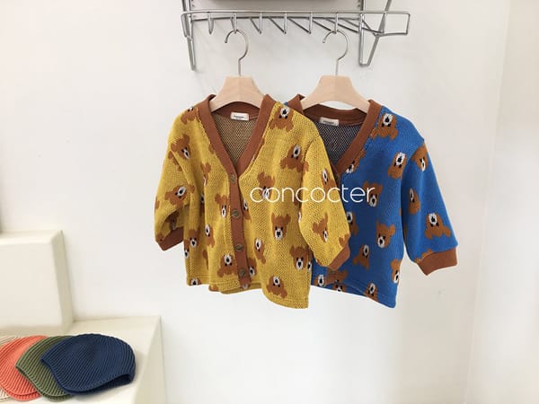 CONCOCTER - Korean Children Fashion - #Kfashion4kids - Evenly Knit Cardigan