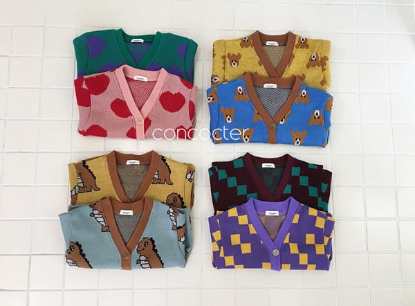CONCOCTER - Korean Children Fashion - #Kfashion4kids - Evenly Knit Cardigan - 6
