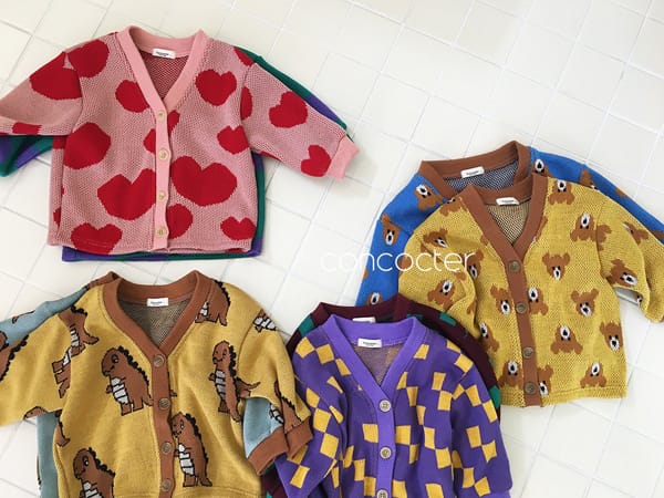 CONCOCTER - Korean Children Fashion - #Kfashion4kids - Evenly Knit Cardigan - 7