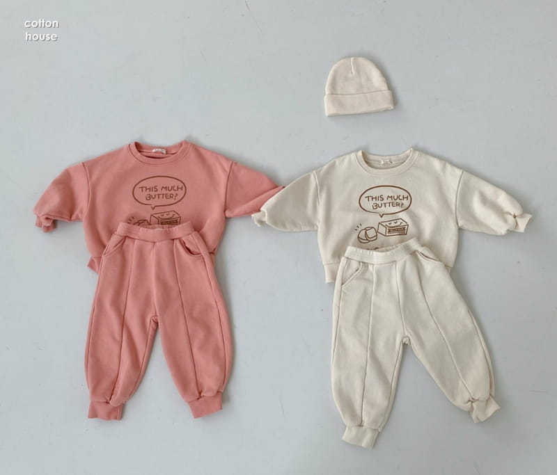 COTTON HOUSE - Korean Children Fashion - #Kfashion4kids - Butter Top Bottom Set - 10