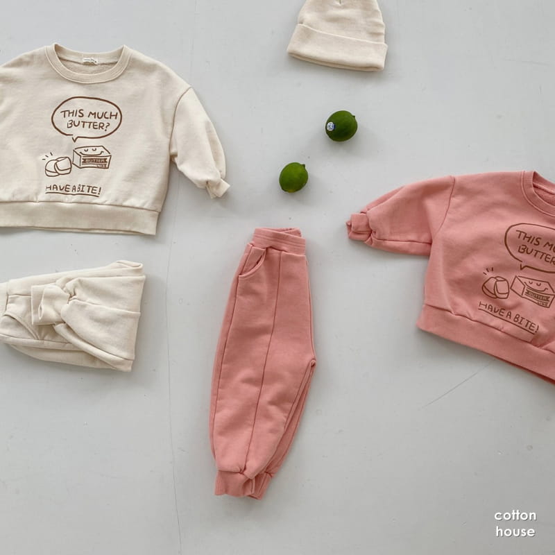 COTTON HOUSE - Korean Children Fashion - #Kfashion4kids - Butter Top Bottom Set - 11
