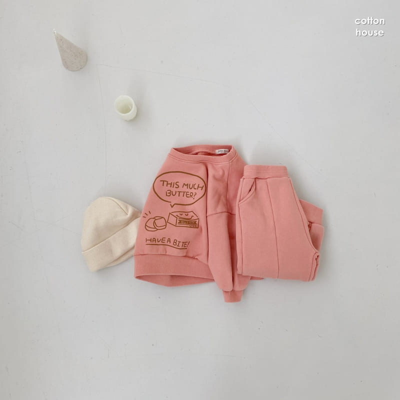 COTTON HOUSE - Korean Children Fashion - #Kfashion4kids - Butter Top Bottom Set - 8