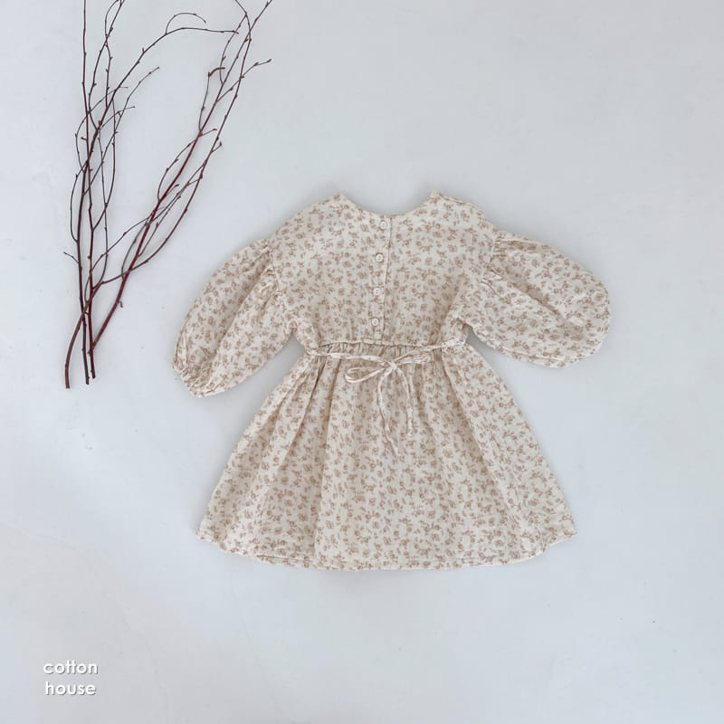 COTTON HOUSE - Korean Children Fashion - #Kfashion4kids - Judie Flower One-piece - 10