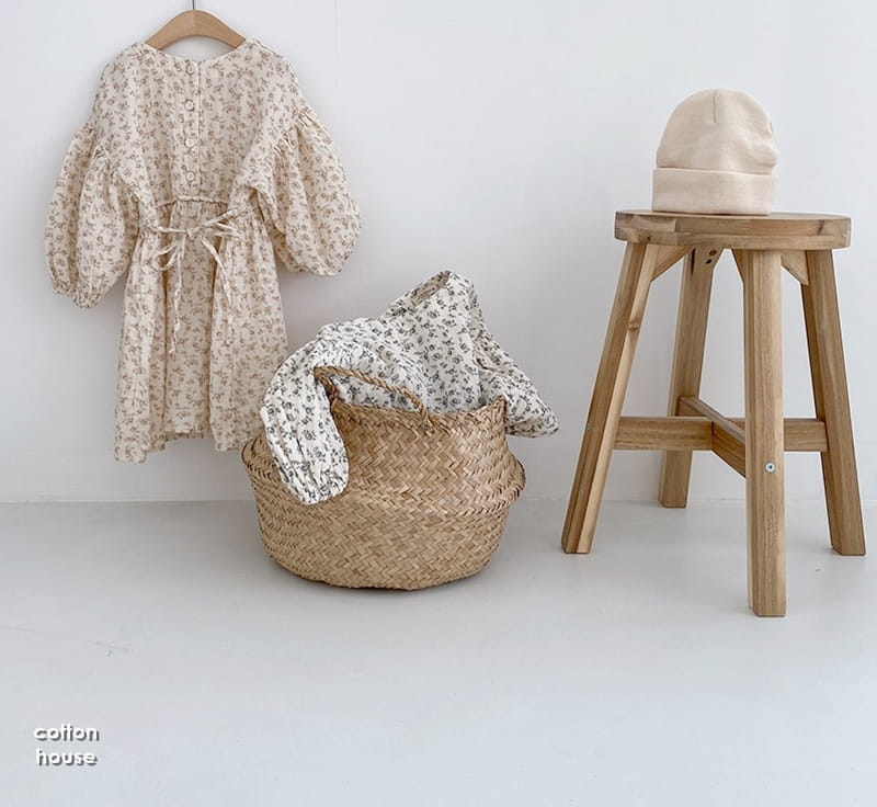 COTTON HOUSE - Korean Children Fashion - #Kfashion4kids - Judie Flower One-piece - 2
