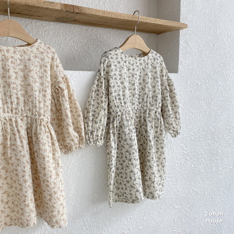 COTTON HOUSE - Korean Children Fashion - #Kfashion4kids - Judie Flower One-piece - 4