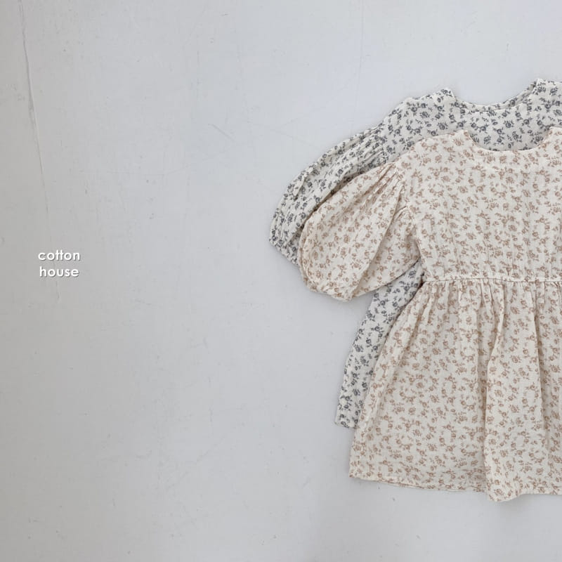 COTTON HOUSE - Korean Children Fashion - #Kfashion4kids - Judie Flower One-piece - 5