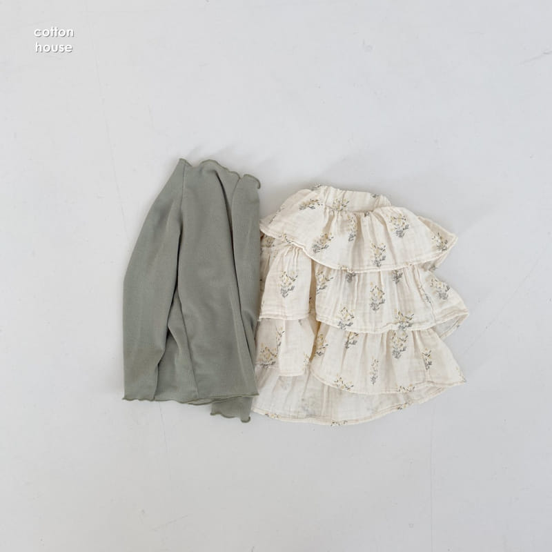 COTTON HOUSE - Korean Children Fashion - #Kfashion4kids - Flower Cancan Skirt - 10