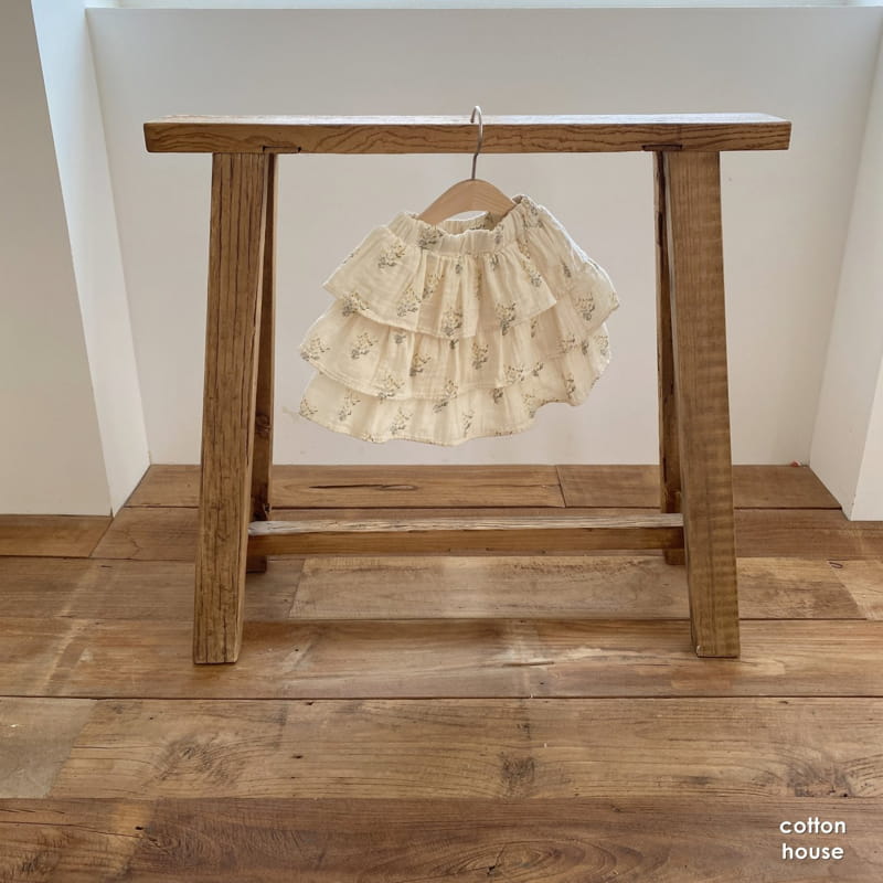 COTTON HOUSE - Korean Children Fashion - #Kfashion4kids - Flower Cancan Skirt - 3