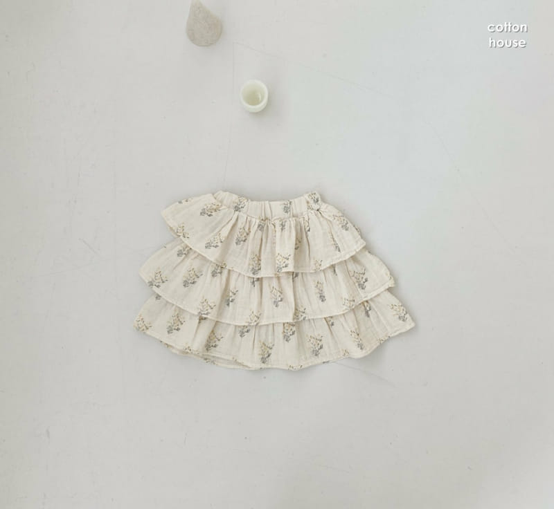COTTON HOUSE - Korean Children Fashion - #Kfashion4kids - Flower Cancan Skirt - 5
