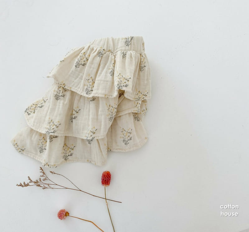 COTTON HOUSE - Korean Children Fashion - #Kfashion4kids - Flower Cancan Skirt - 7