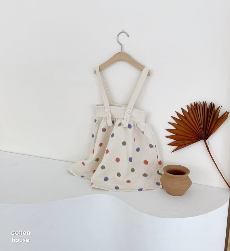 COTTON HOUSE - Korean Children Fashion - #Kfashion4kids - Multi Dot One-piece