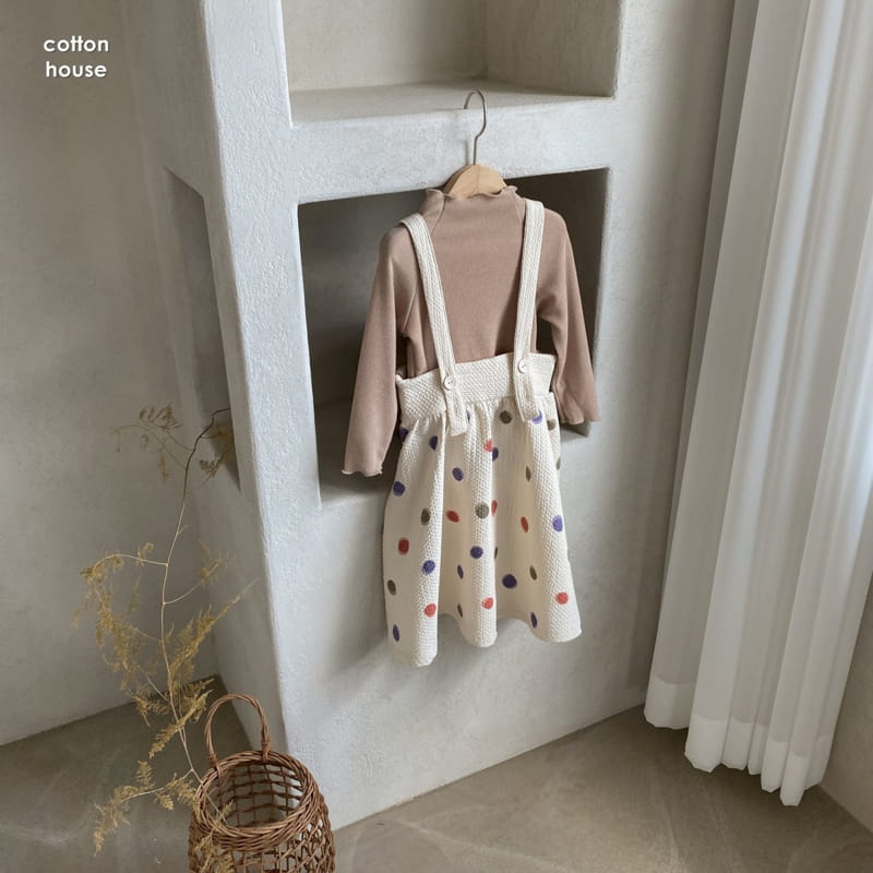 COTTON HOUSE - Korean Children Fashion - #Kfashion4kids - Multi Dot One-piece - 3