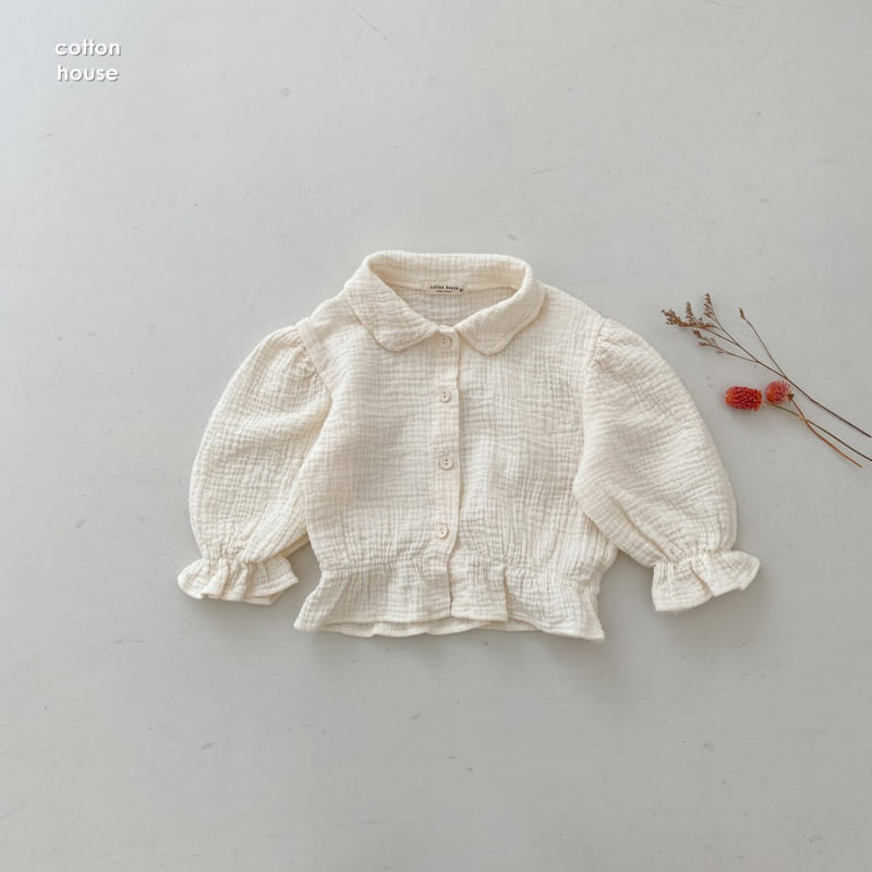 COTTON HOUSE - Korean Children Fashion - #Kfashion4kids - Harmony Collar Blouse - 10
